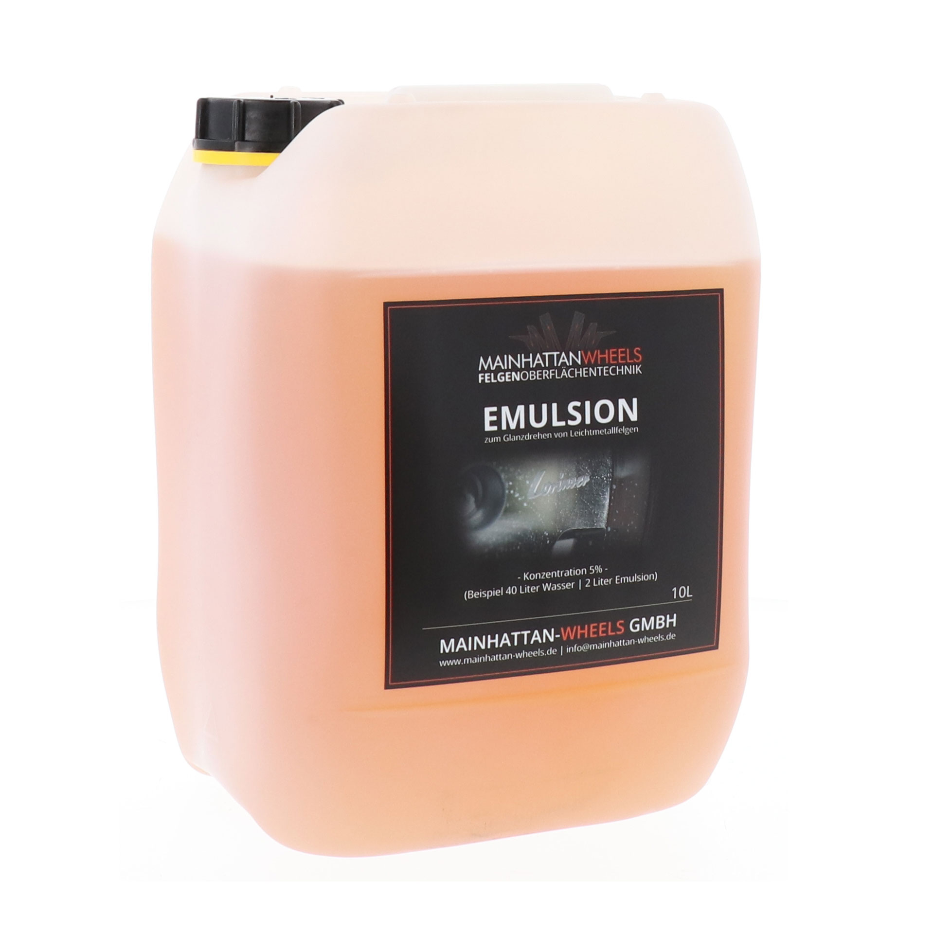 Emulsion zum Glanzdrehen von Leichtmetallfelgen - 10 Liter